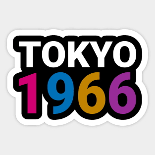 Tokyo 1966 Sticker